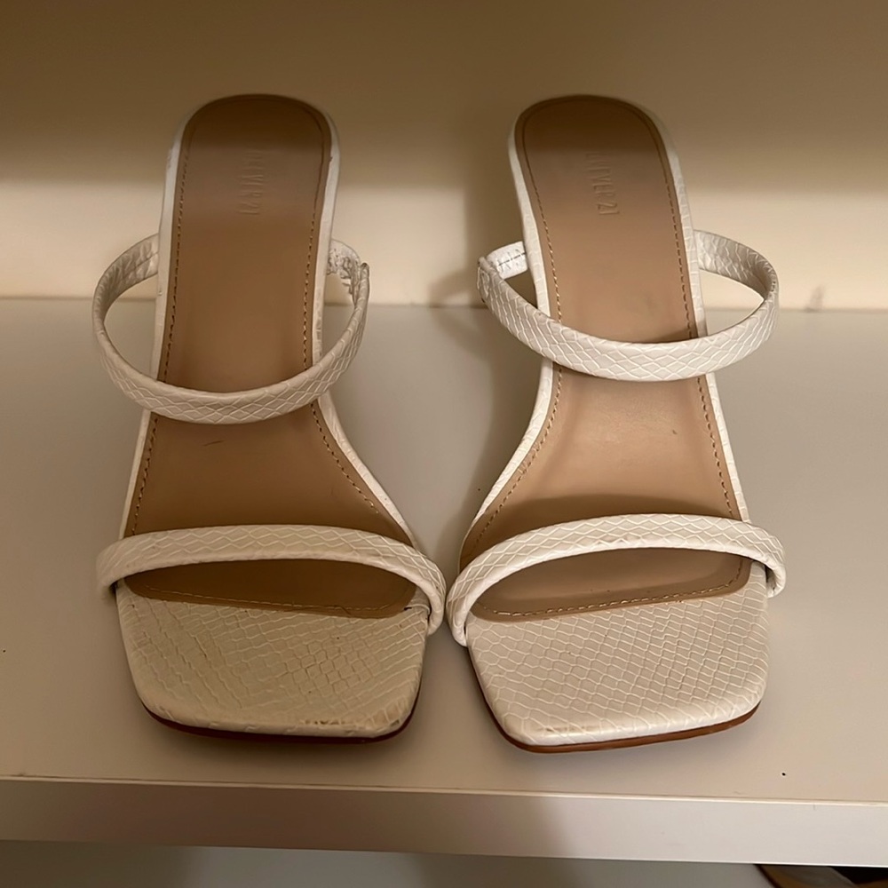 Forever 21 white heels